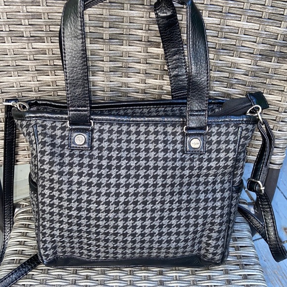 thirty-one Handbags - Thirty-one convertible handbag black and grey houndstooth